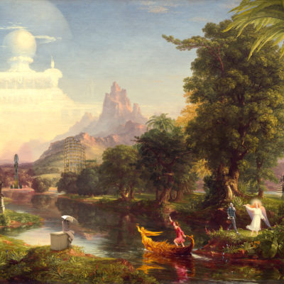 The Journey of Man (Youth) After Thomas Cole