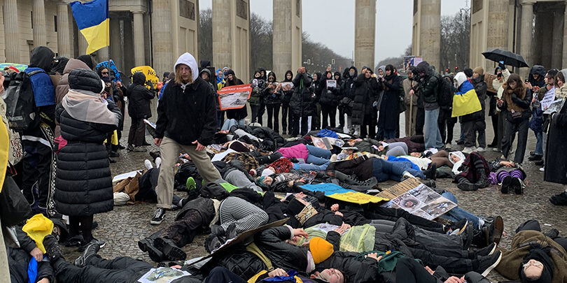 5. Protest at Brandenburg Gate