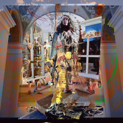 Fragmentary Land Acknowledgment, 51" x 66"